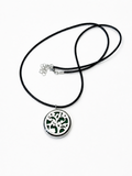 Silver Tree Silhouette Pendant Necklace