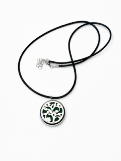 Silver Tree Silhouette Pendant Necklace