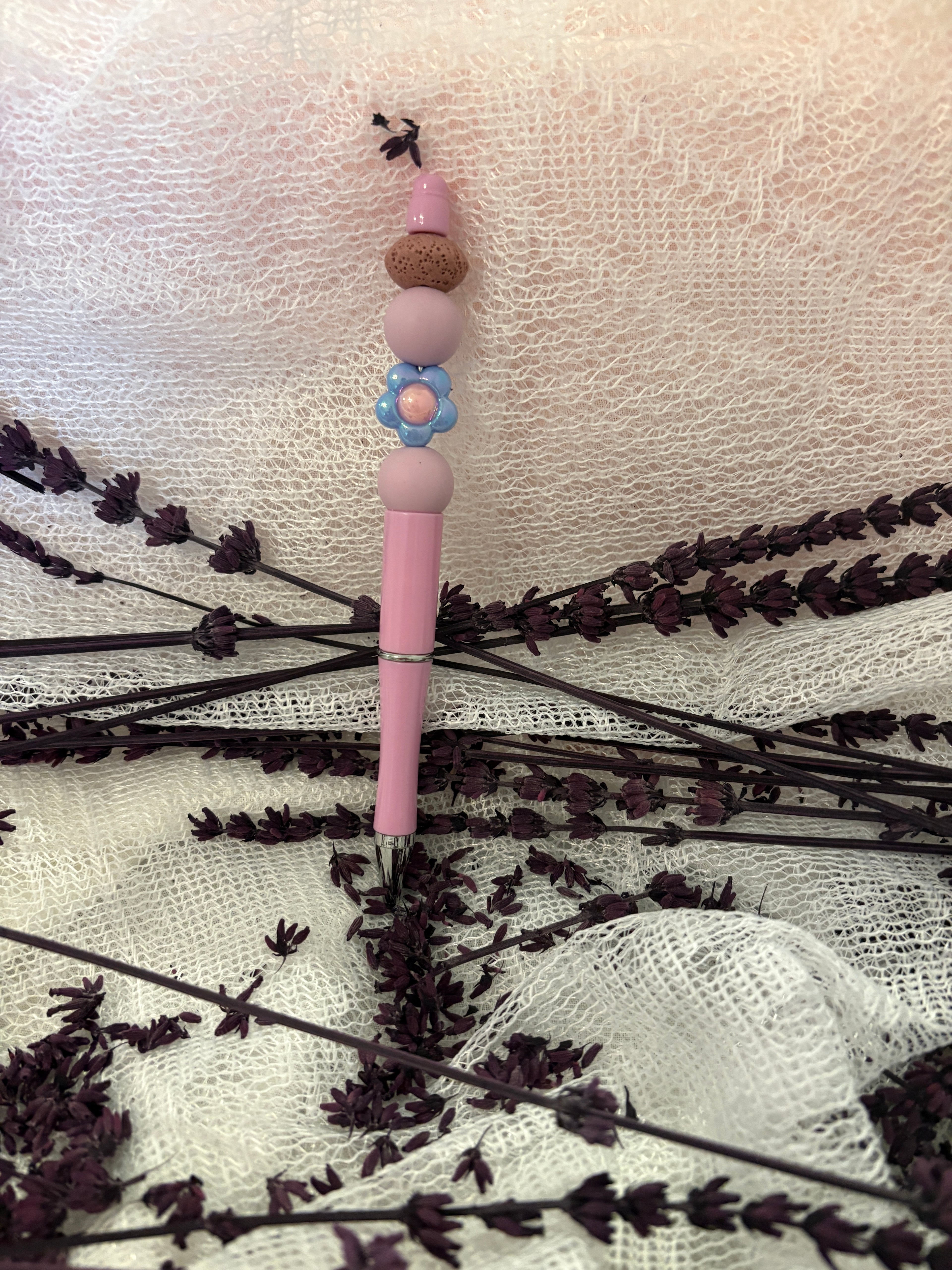 Lilac Beaded Diffuser Pen