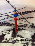 Red and Blue Beaded Diffuser Pen