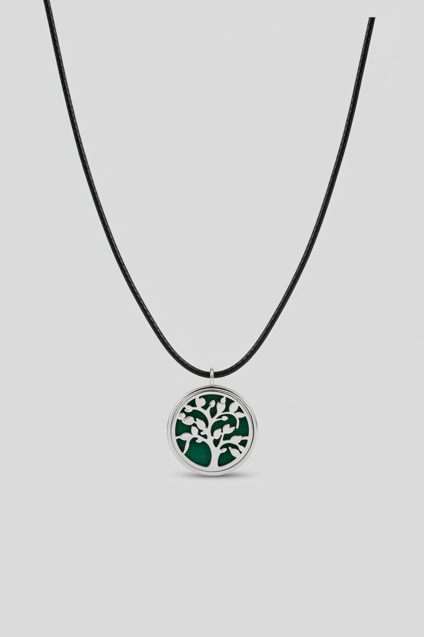 Tree diffuser pendent necklace
