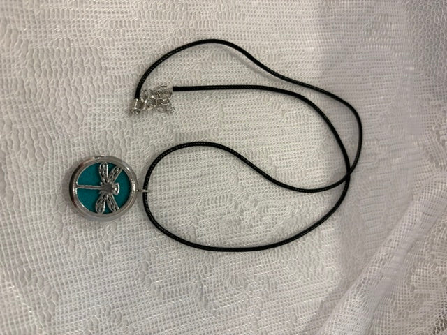 Dragonfly diffuser necklace