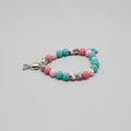 Pink and Blue Bracelet with Diffuser Pendant