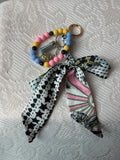 Black and White Bag Scarf