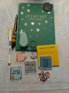 Green Travel Journal Gift Set