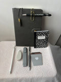 Dark Grey Leather Journal